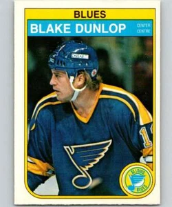 1982-83 O-Pee-Chee #301 Blake Dunlop NM++ Blues J2M - Picture 1 of 2