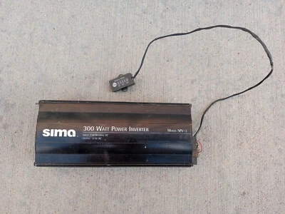 Sima 300 watt inverter and battery level gauge - Image 1 of 4