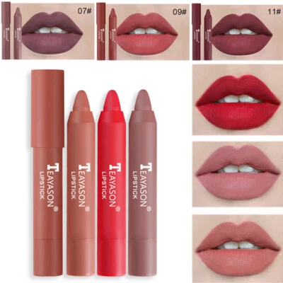 Velvet Matte Lipstick Waterproof Lip Gloss Moisturizing  Glaze Non-Stick Cup ♪ - Image 1 of 4