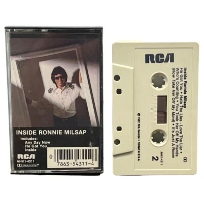 Inside Ronnie Milsap Cassette Tape 1982 Country Pop RCA - Image 1 of 4