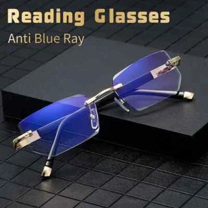 Herren Brille Klare Gläser Diamantschliff Anti Blaulicht Blockierende Sonnenbrille 2025 - Bild 1 von 28