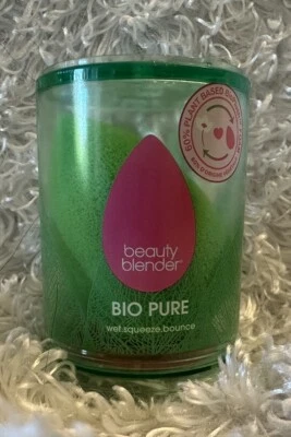 The Original Beautyblender Bio Pure Blender Esponja a Base de Plantas Nueva Sellada Foto 1 de 2
