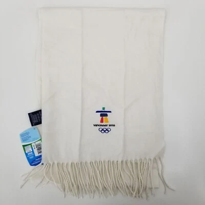 Cachecol novo com etiquetas Olympics Vancouver 2010 licenciado - Imagem 1 de 4