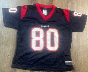 Reebok Mens Andre A. Johnson #80 Houston Texans On Navy Blue NFL Jersey Size M - Picture 1 of 5