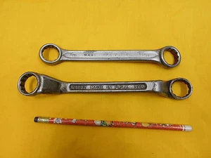 LOT of TWO FORGED IN USA BOX END WRENCHES 3/4" X 25/32" NO. 924 & 3/4" X 25/32" - Picture 1 of 2