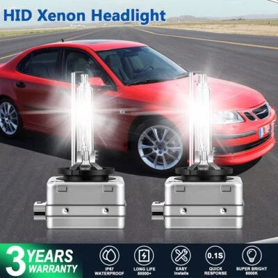 Nuevo D1S Xenon HID Faros Bombillas 6000K Blanco Para Saab 2011 9-3X 2006 2008 9-7x Foto 1 de 4