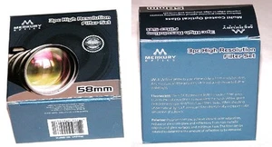 55mm 3P Hi Def Pro Lens Filter Kit UV PL FLD Japan MC Merkury Round 55 mm - Picture 1 of 2