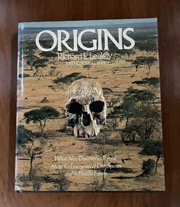 Origins 1977 Richard Leakey HB DJ 1st Ed Printing Olduvai Anthropology Africa - Picture 1 of 10