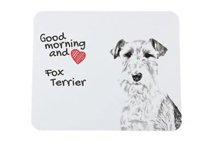 Ruwharige Fox Terrier muismat met hond Art-Dog - Afbeelding 1 van 7