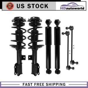 Front Struts & Coil Spring Rear Shocks Sway Bars for 2011 - 2016 Hyundai Elantra - Picture 1 of 7