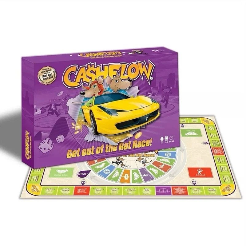 Cashflow gioco da tavolo Rich Dad Poor Dad Robert Kiyosaki Invest Finance Monopoly