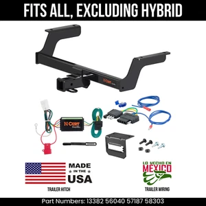 For 18-24 Subaru Crosstrek Trailer Hitch w/ 5 Pin Wiring Excl Hybrid Curt 3.5K - Picture 1 of 4