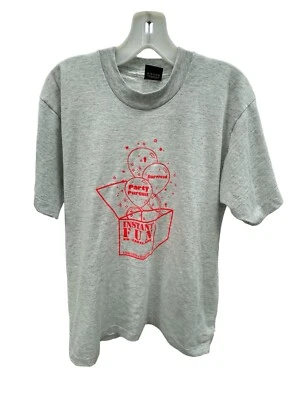 Estrellas de pantalla gris vintage mejor puntada única “INSTANT FUN UW-EAU CLAIRE” Foto 1 de 4