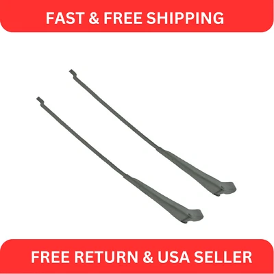 Front Windshield Wiper Arm Pair Set for Jeep CJ5 CJ6 CJ7 CJ5A CJ6A CJ8 Scrambler - Image 1 of 4