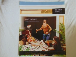 2013 TRUMP HOTEL COLLECTION LIVE THE LIFE vintage art print ad - Picture 1 of 1