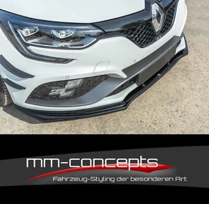 CUP Spoilerlippe SCHWARZ für Renault Megane RS 4 Frontspoiler Spoilerschwert V1 - Bild 1 von 9
