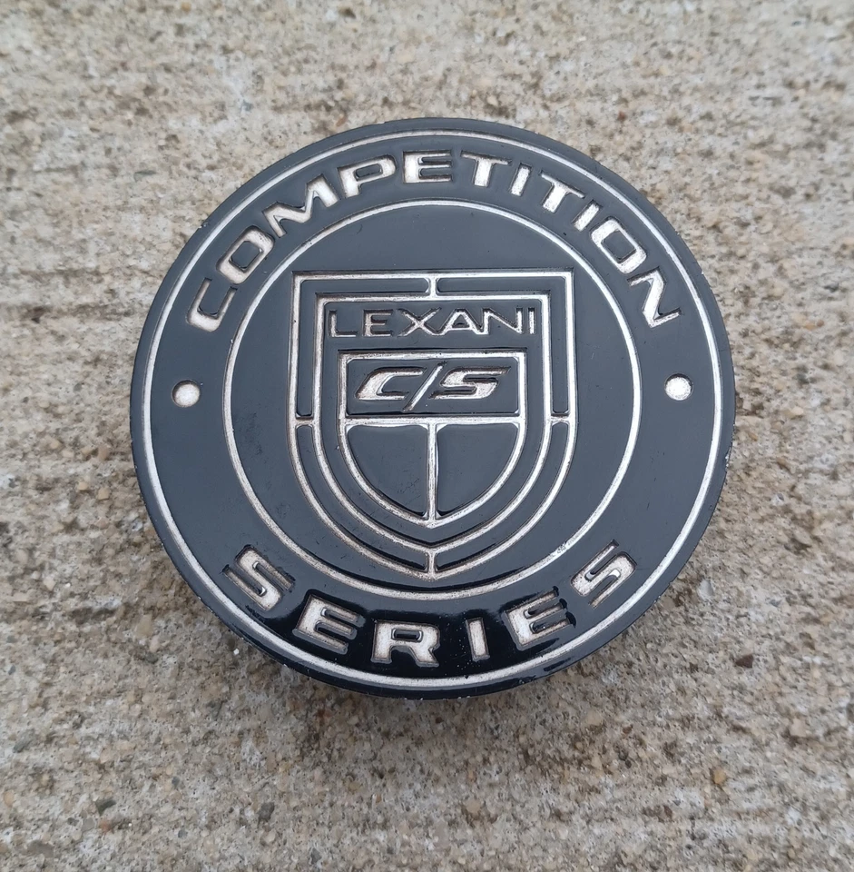 Tapa central de rueda personalizada Lexani CS Competition Series, negro brillante, p/n S1805-19 Foto 1 de 3
