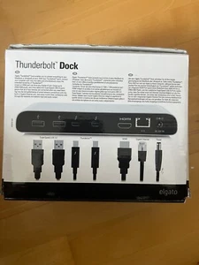 ELGATO Thunderbolt 2 Dock Station with 3 USB | 2 TB | HDMI | Ethernet & PSU - Photo 1/2