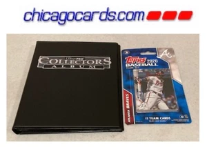 Juego oficial del equipo Atlanta Braves Topps 17cd 2020 Ronald Acuña Jr Freeman + álbum - Imagen 1 de 8