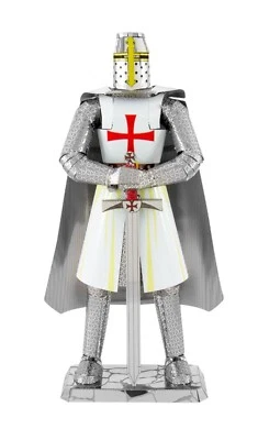 FASCINATIONS Metal Earth Templar Knight ICONX Premium Series 3D Model DIY Kit ICX116 Gift