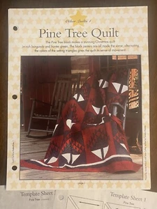 Pine Tree Christmas Quilt Pattern Oxmoor House Vintage - Picture 1 of 5