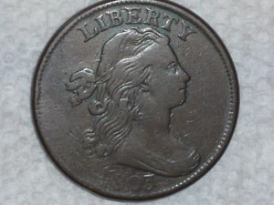 1803 Draped Bust Large Cent  *Sheldon 257*  *Newly Slabbed PCGS VF25* - Picture 1 of 4