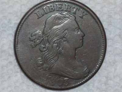 1803 Draped Bust Large Cent  *Sheldon 257*  *Newly Slabbed PCGS VF25* - Image 1 of 4