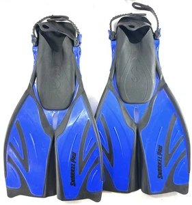 Snorkel Pro Fins Flippers S/M 4.5-8.5 Scuba Diving Pro Snorkel Gear Snorkeling - Picture 1 of 5