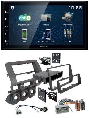 Kenwood 2DIN Bluetooth MP3 USB DAB Autoradio für Honda Fit 06-07 nur US-Importe - Bild 1 von 4