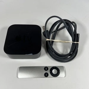 Apple TV 4th Gen A1625 64GB HD Media Streamer – Black – Tested w/ Remote + Power - Picture 1 of 2
