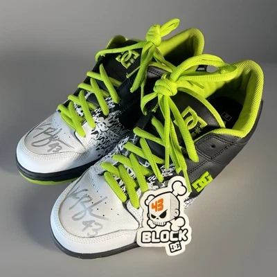 Signed DC Shoes: Ken Block Manteca3 Black/White/Lime 302427- Original Box - Image 1 of 4