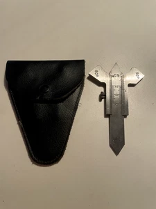 Schweißnahtlehre Gebraucht funktionsfähig aus Industrie Auflösung - Bild 1 von 2