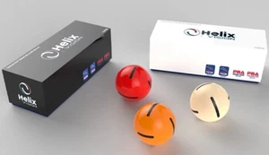 Juego de 3 bolas de billar HELIX Vision PBA 2025 rojo azul negro/oficial/nuevo - Imagen 1 de 6