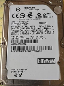 2.5 Inch HDD Hitachi 330gb Sata 3 7200rpm - Afbeelding 1 van 2