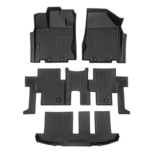 Car Floor Mats for 2013-2021 Nissan Pathfinder All-Weather TPE Rubber Floor Mats - Bild 1 von 10