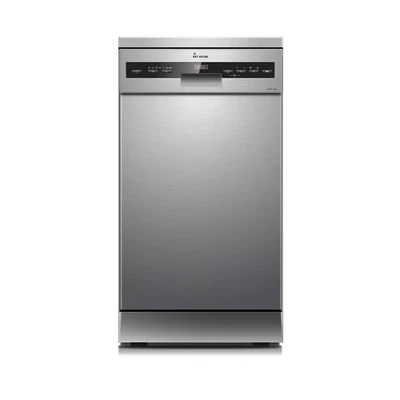 Geschirrspüler Spülmaschine freistehend 45cm Silber 7 Programme 10 Maßgedecke - Bild 1 von 4