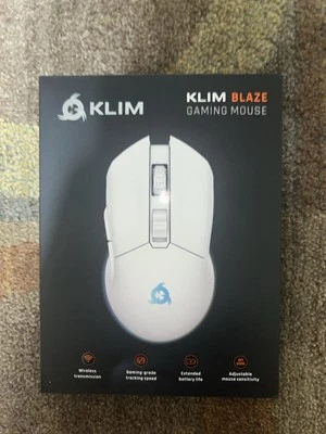 KLIM Blaze  High-Precision Wireless Gaming Mouse, USB & 2.4GHz, 7-Button - New - Image 1 of 3