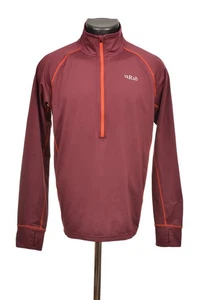 DDP Rab Flux Pull-On 1/2 Zip Top Mid Layer QFE-52 Outdoor Wandern Gr. Medium - Bild 1 von 6