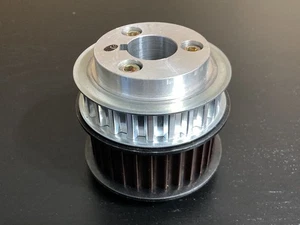 Haulotte A-01051T Pulley HTD8-30-8M-30 Tapped 1” Bore 1/4” Keyway & A-03084 Read - Picture 1 of 10