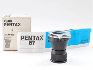 Buscador de lupa Pentax 67 para 6x7 67 II casi como nuevo en caja de Japón y0100 - Imagen 1 de 17