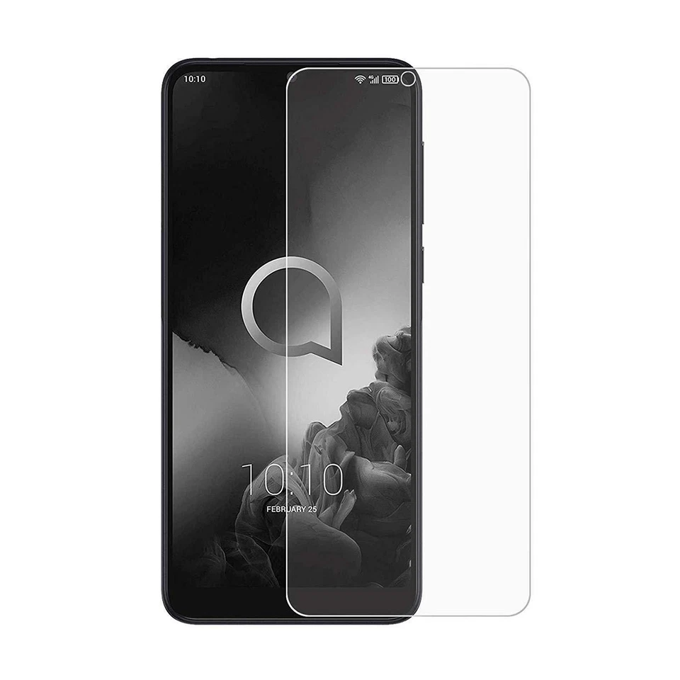 For Alcatel 3L 2019 5039D Thin Clear 9H Tempered Glass Screen Guard (PACK OF 5) — 第 1/1 张图片