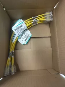 Panduit UTP28SP0.3MYL/YL Cat6 28 AWG Network Patch Cable/Cord, 0.3M Yellow ~STSI - Picture 1 of 10