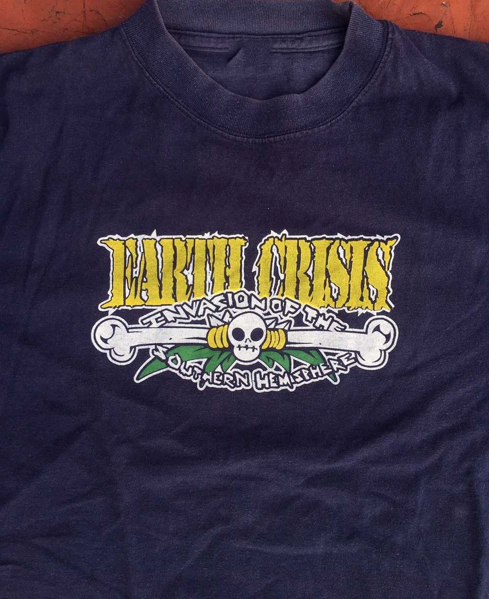 EARTH CRISIS バンドTシャツ XL ヴンテージ Earth Crisis Vegan Straight Edge NYHC 90's vintage tee t shirt