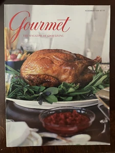GOURMET MAGAZINE NOVEMBER 1996 THANKSGIVING VINTAGE - Picture 1 of 1