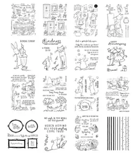Mouse Rabbit Life Metal Cutting Die and Stamp Set Scrapbooking Embossing Stencil - Picture 1 of 29