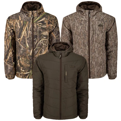 Drake Waterfowl MST Synthetic Down Hooded Camo Jacket - Image 1 of 4