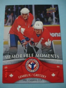 2013 Upper Deck (National Hockey Card Day) "Promo" # NHCD-16 Gretzky & Lemieux!