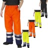 Pantalon De Pluie Haute Visibilité (Hi-Viz) Homme - Taille S à 6XL - Imperméable - Travail