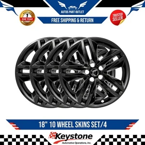 New 18" 10 Wheel Skins SET/4 For 2015-2018 Ford Edge SEL - Picture 1 of 3