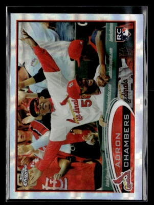 Adron Chambers RC - 2012 Topps Chrome X-Fractor SP Rookie #153 Cardinals - Image 1 of 2